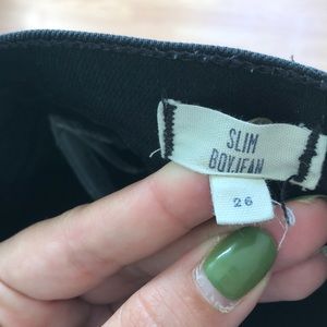 madewell slim boy jean